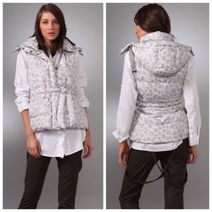 Rebecca Taylor Leopard Puffer Vest